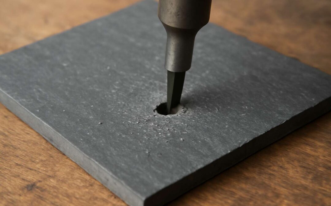 Master DIY Projects with slate tile hole punch for perfectly placed holes.