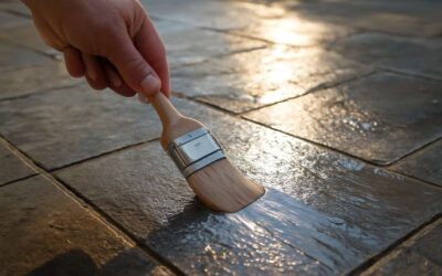 Seal with Style: sealing slate tiles outdoors for a durable, chic patio